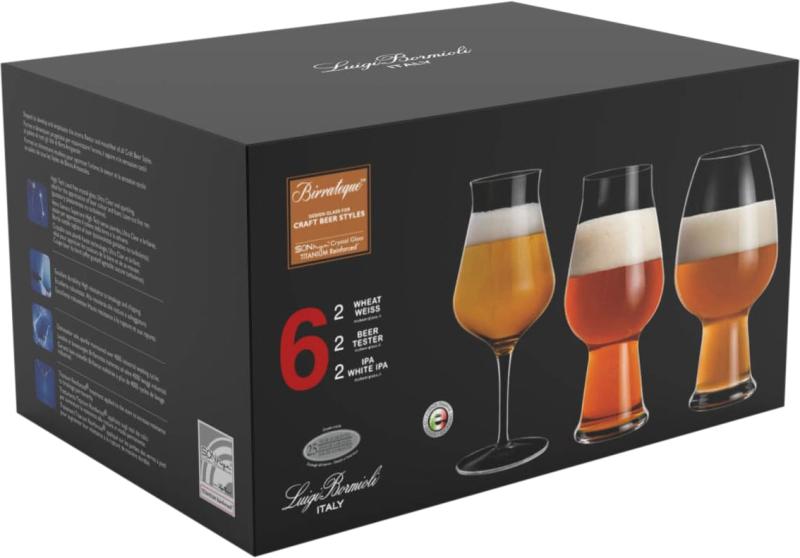 Birrateque Ølglassæt 6 Stk. - Black Friday Tilbud