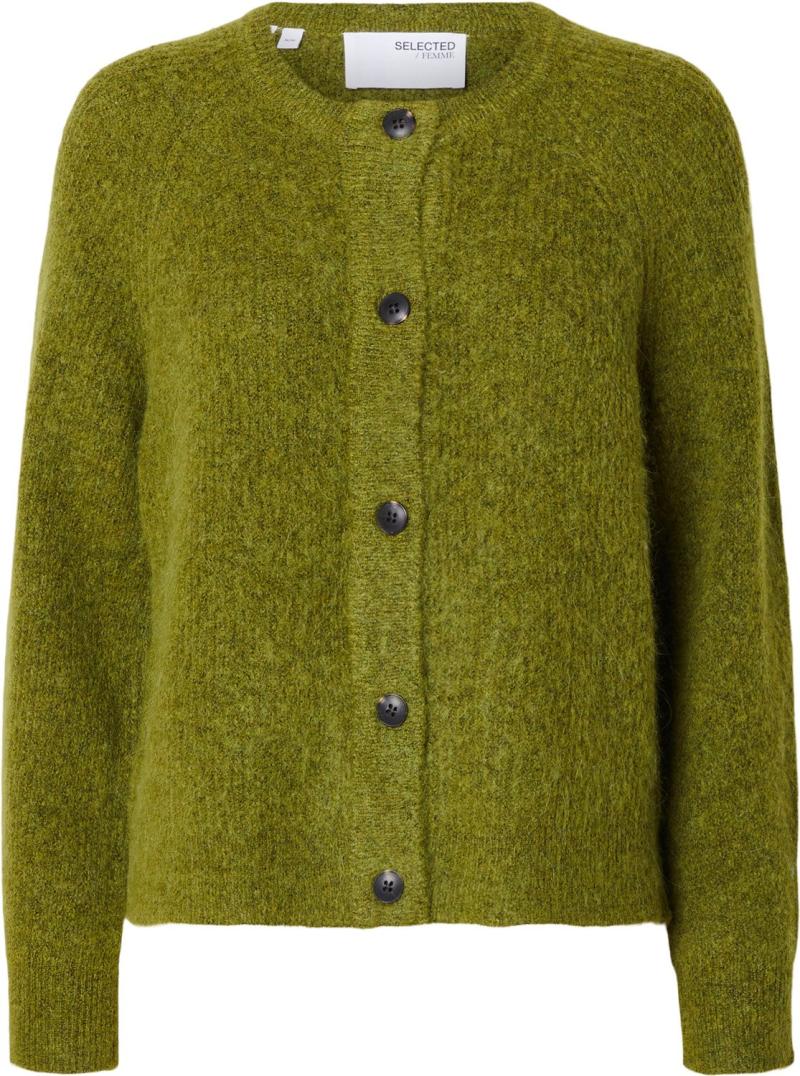 Slflulu Alpaca Blend Kort Cardigan - Black Friday Tilbud
