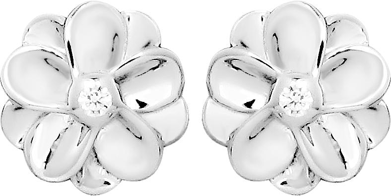 Flower ørestikker Sølv Black Friday Silver Essentials By Plaza Tilbud