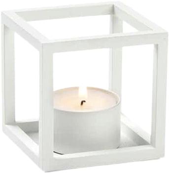 Kubus T, Lysestage, Hvid - Black Friday Tilbud