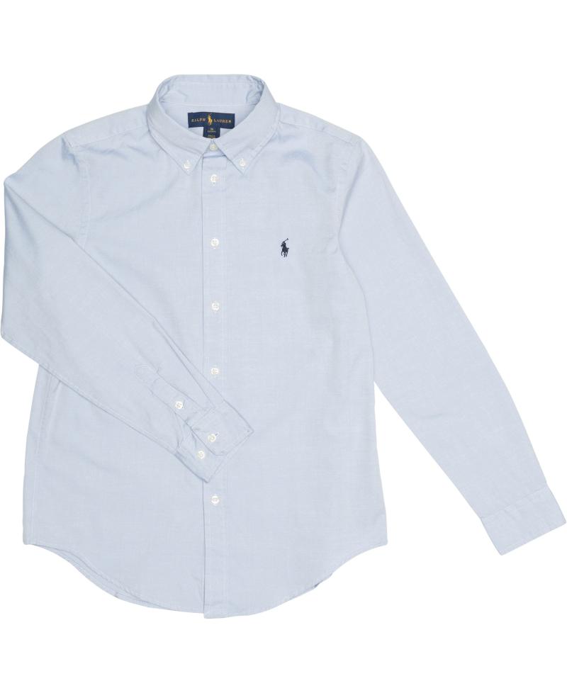 Ralph Lauren Custom Fit Oxford Skjorte - Black Friday Tilbud