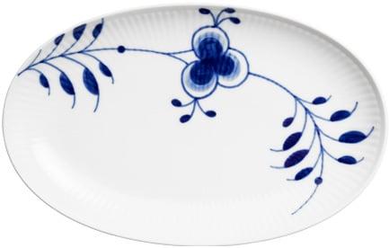 Blå Mega Oval Tallerken 23,5 cm - Black Friday Tilbud