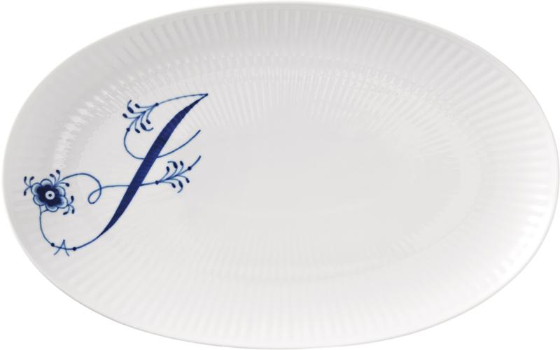 Alfabet Asiet J, 23,5 cm - Royal Copenhagen Tilbud