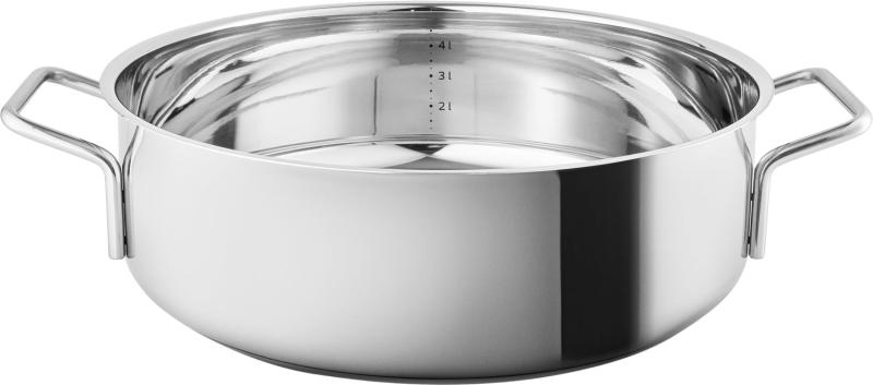 Rustfrit Stål Sauterpande 28 Cm med 2 Greb - Black Friday Tilbud