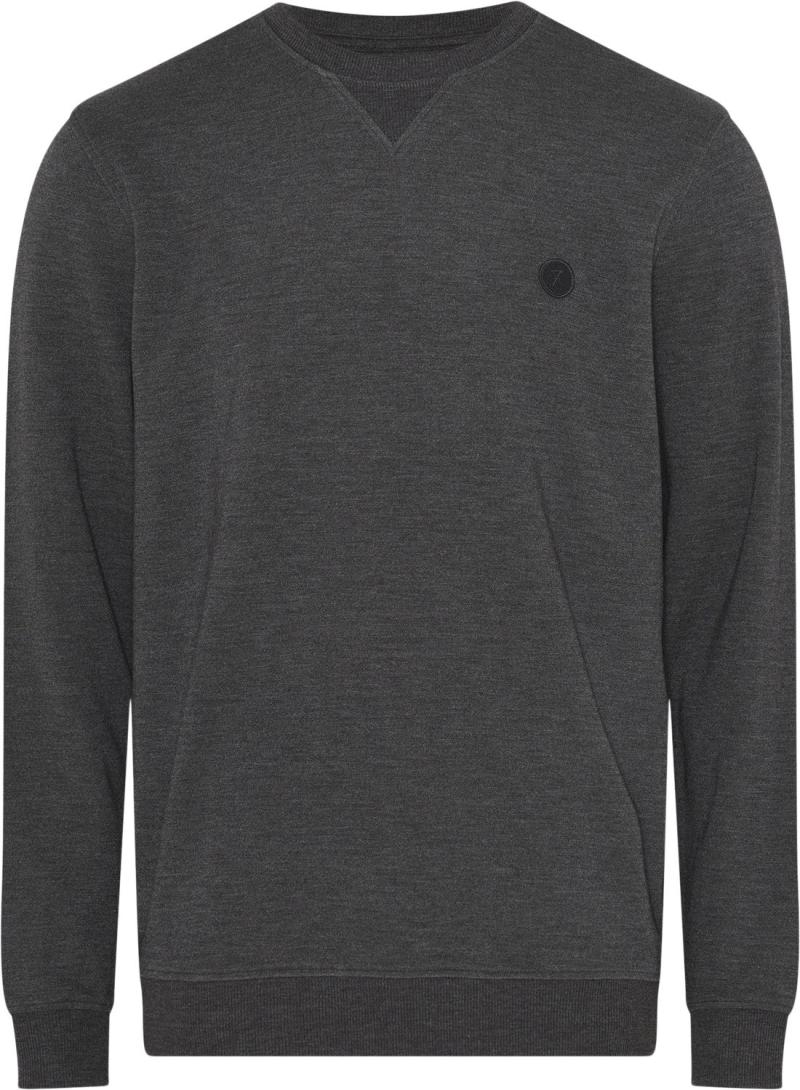 Badge Crew Neck Sweatshirt - Black Friday Tilbud