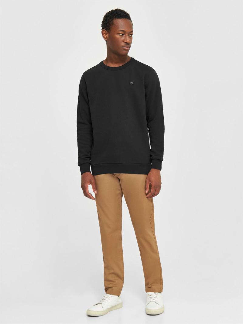 Erik Basic Badge Sweat - Vegansk Black Friday Tilbud