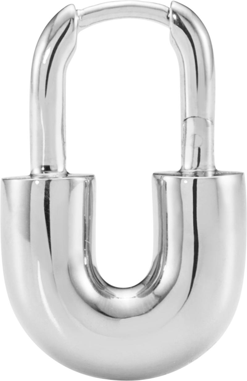 Schoenhauser Earring Silver Black Friday Maria Black Tilbud