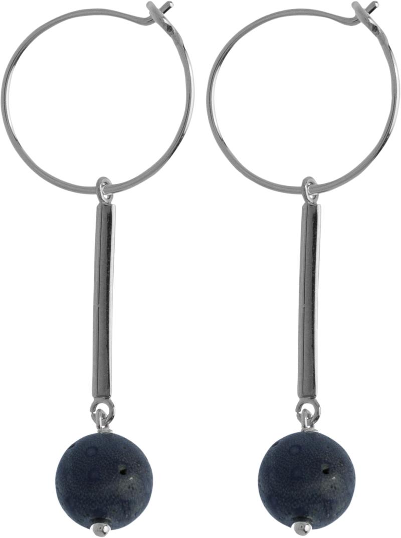 Antonia øreringe med semi-precious sten - Black Friday Tilbud!