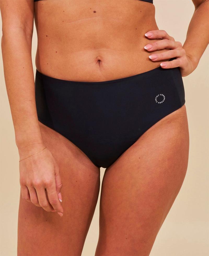 Ubud Højtaljet Bikini Underdel Nero - Black Friday Tilbud