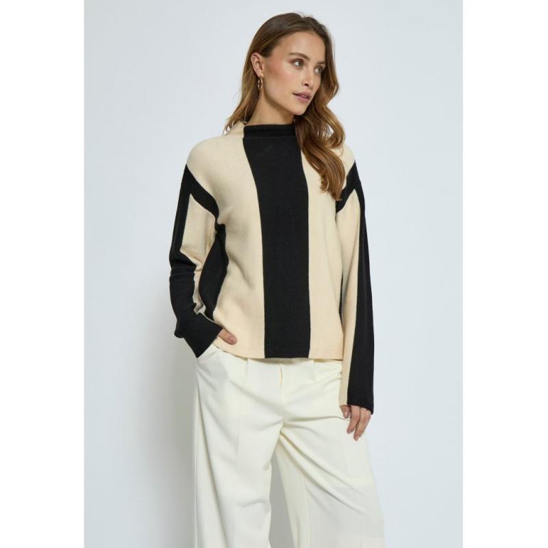 Msmireya Strikket Pullover - Black Friday Tilbud