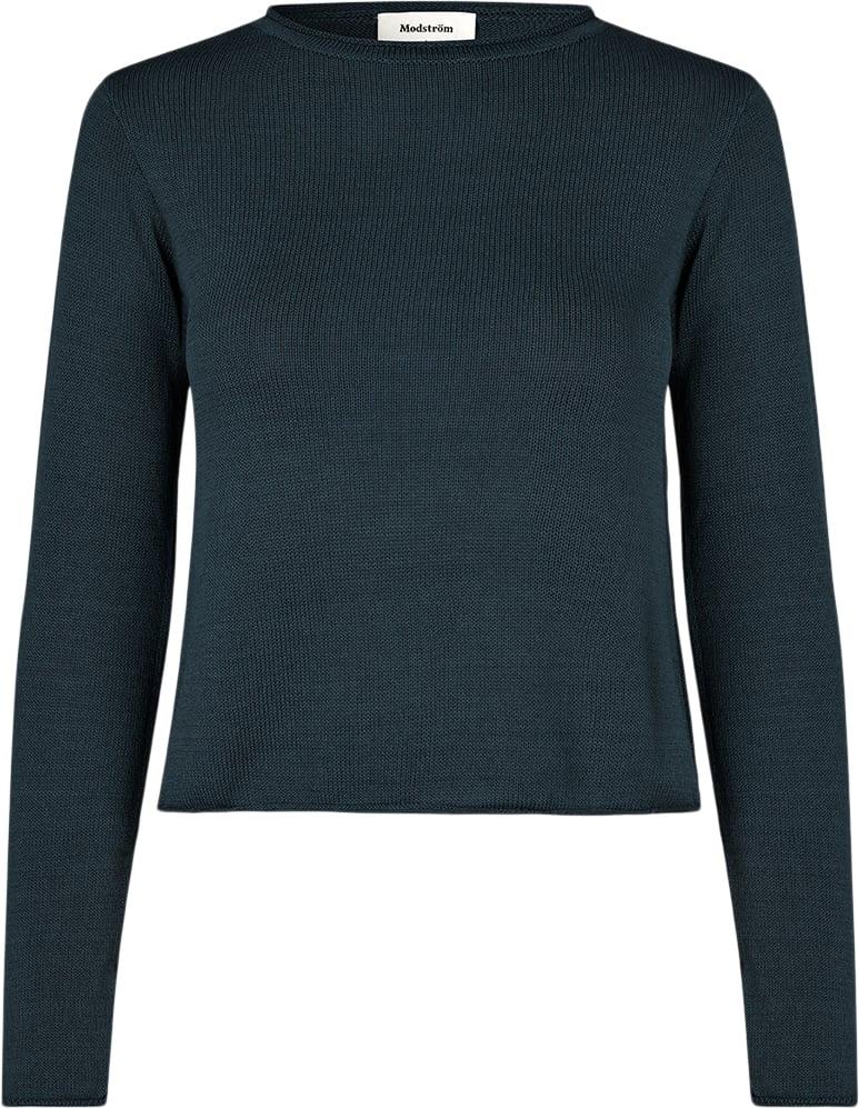 Ivonnemd Oneck Strikket Bluse - Black Friday Tilbud