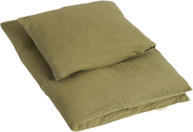 Sengetøj til Voksne i Dusty Olive - Black Friday Tilbud