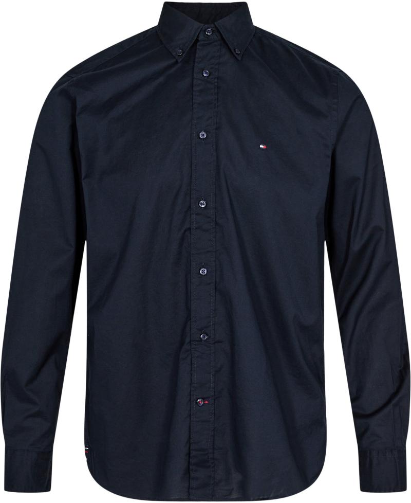Tommy Hilfiger Core Flex Poplin Skjorte - Black Friday Tilbud