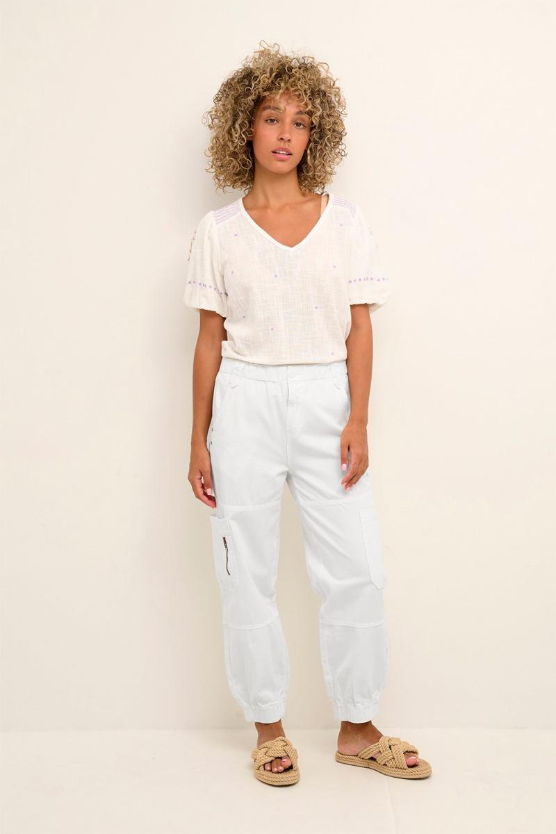 Crmunto Ankl Worker Pant Audrey F Black Friday Cream Tilbud