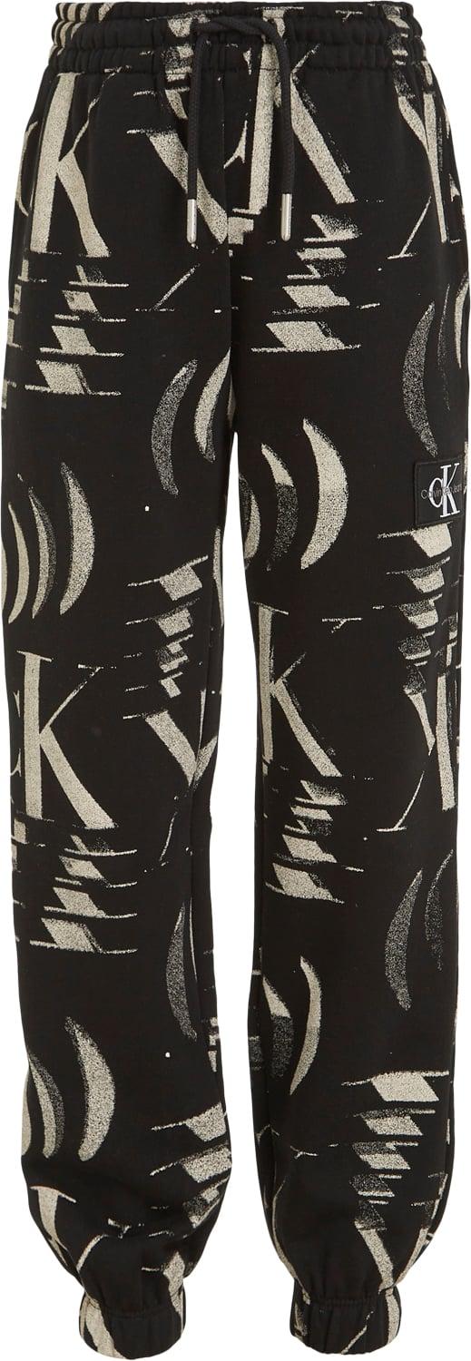 Sweatpants With Monogram Logo Black Friday Calvin Klein Tilbud