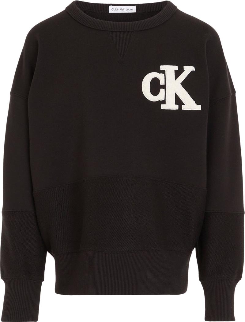 Jeans Crewneck Sweatshirt Black Friday Calvin Klein Tilbud