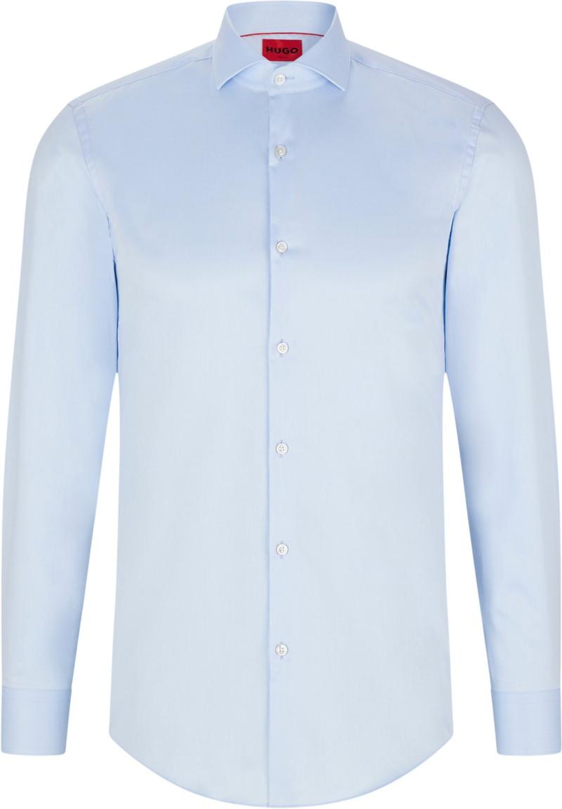Kason Langærmet Skjorte - Light/Pastel Blue Black Friday Tilbud
