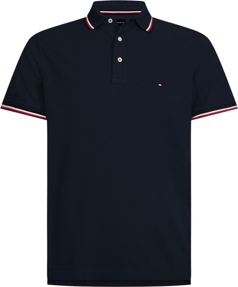 Core Tommy Tipped Slim Polo - Black Friday Tilbud!