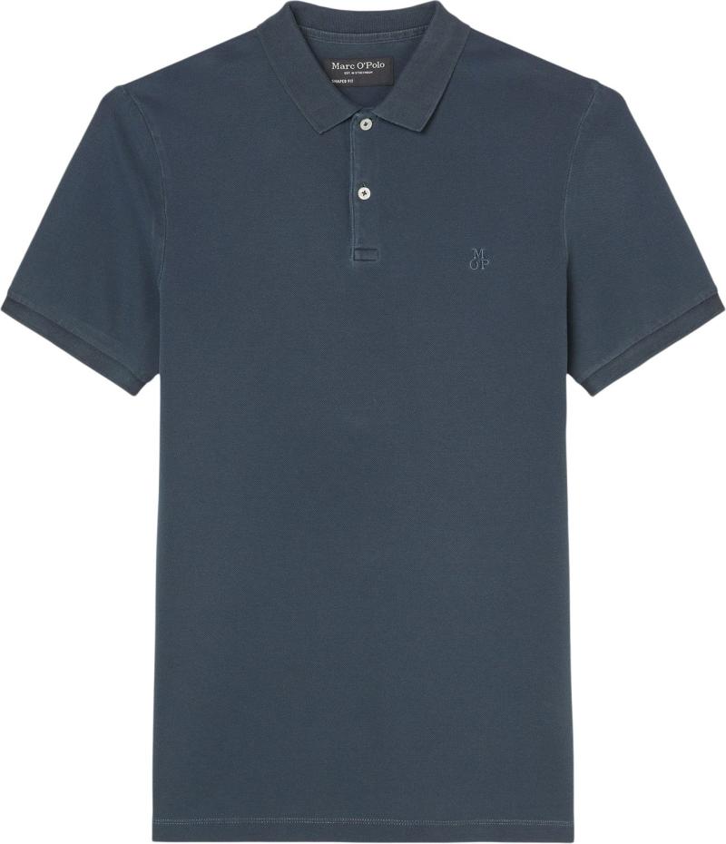 Polo, Short Sleeve, Button Placket, Black Friday Marc Opolo Tilbud