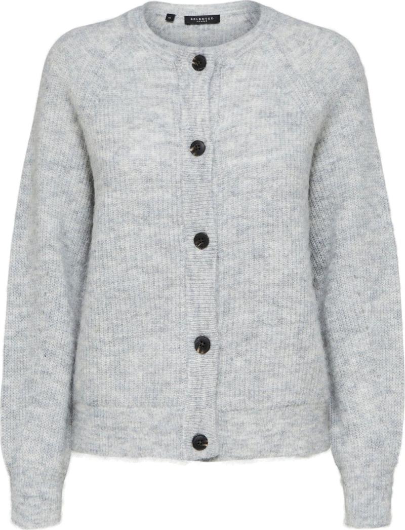 Slflulu Alpaca Blend Strikket Cardigan - Black Friday Tilbud