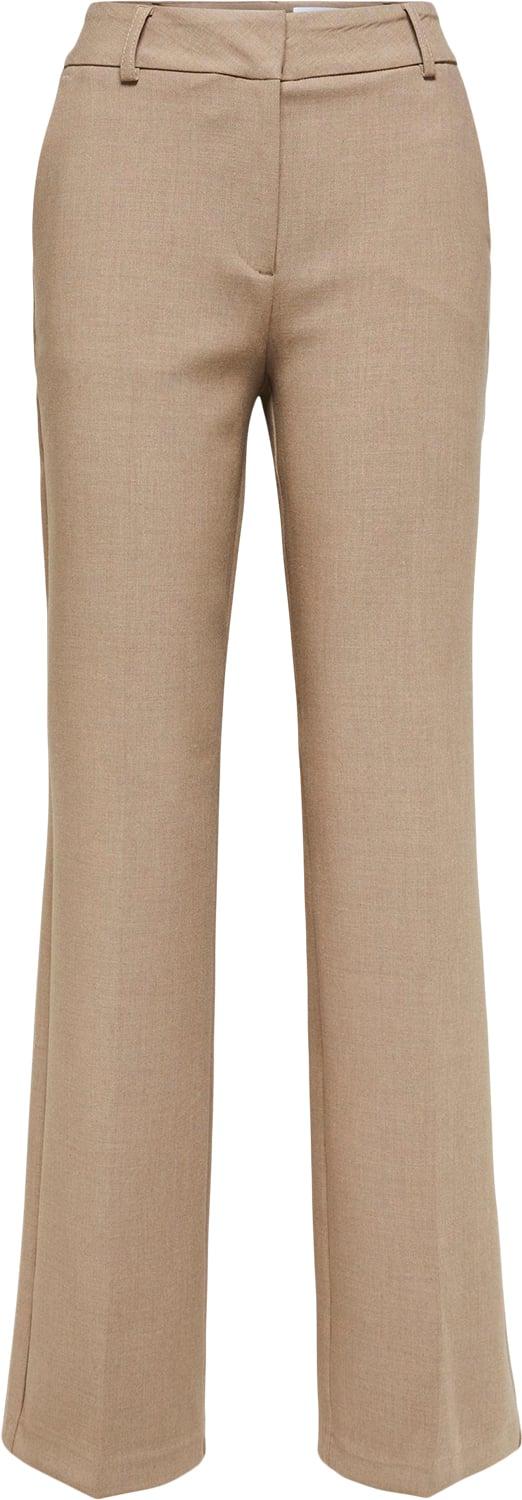 Slfrita Mw Wide Bukser i Camel - Black Friday Tilbud!