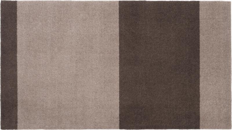 Løber 67x120 cm, Stripeshorizon Sand Brun - Black Friday Tilbud