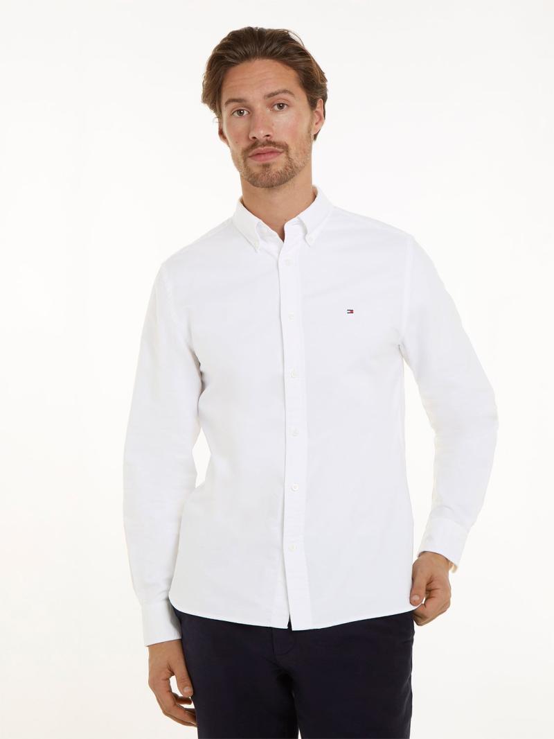 Solid Heritage Oxford Skjorte - Black Friday Tilbud fra Tommy Hilfiger