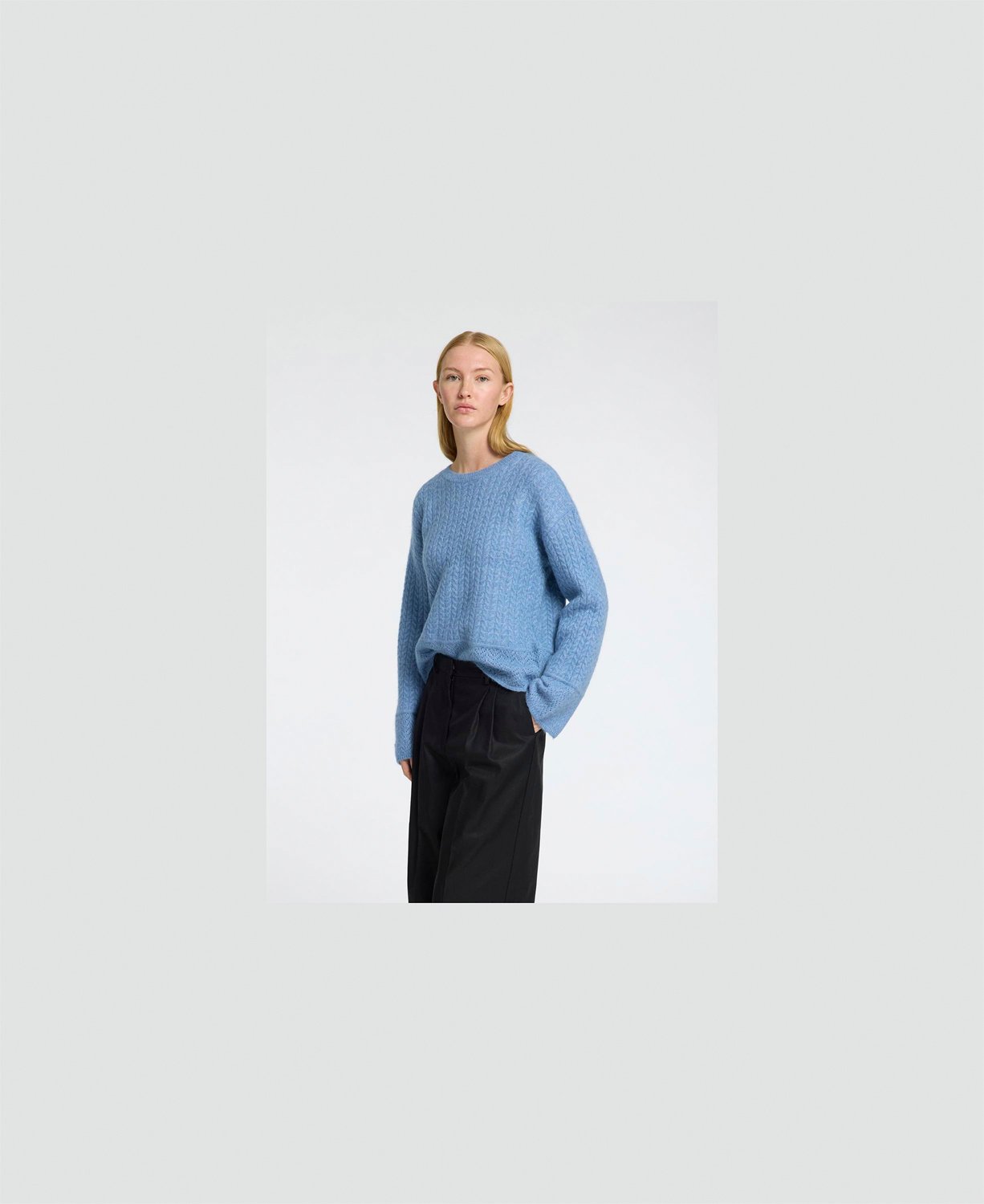 Slfalva Struktur Ls Strik Bluser - Black Friday Tilbud