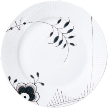 Sort Mega Riflet 19 Cm. Tallerken - Black Friday Tilbud!