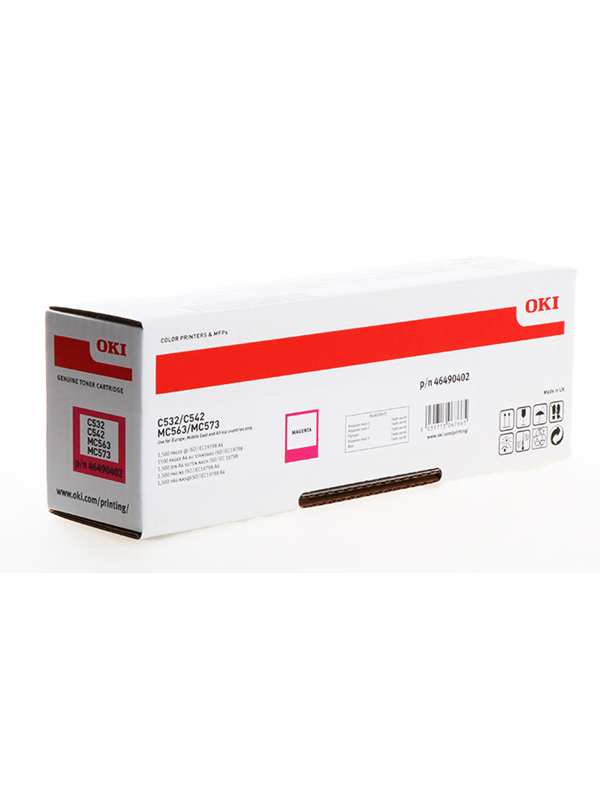 46490402   Magenta Toner   Lasertoner Magenta Black Friday Oki Tilbud