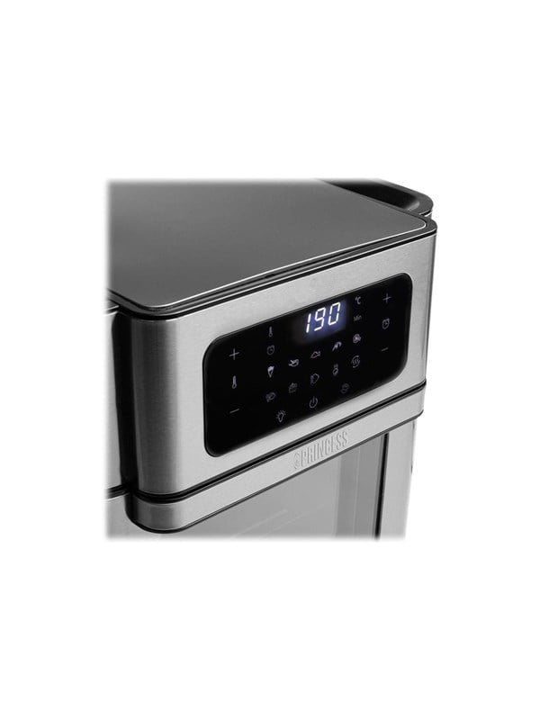 182065   Hot Air Fryer Oven   Silver Black Friday Princess Tilbud