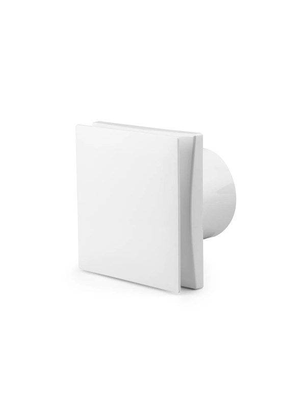 100 Th Ventilator med Fugtstyring og Timer, Ø100 mm - Black Friday Tilbud