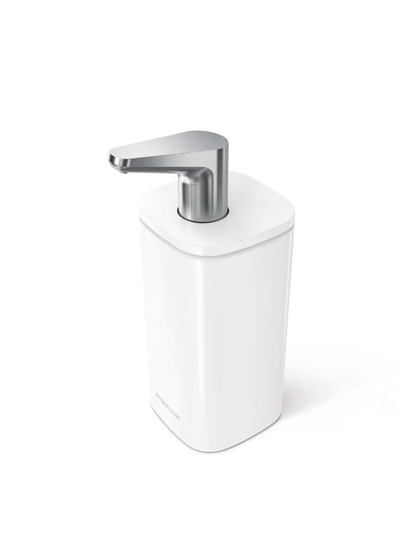 295 Ml Sæbedispenser i Hvidt Stål - Black Friday Tilbud!