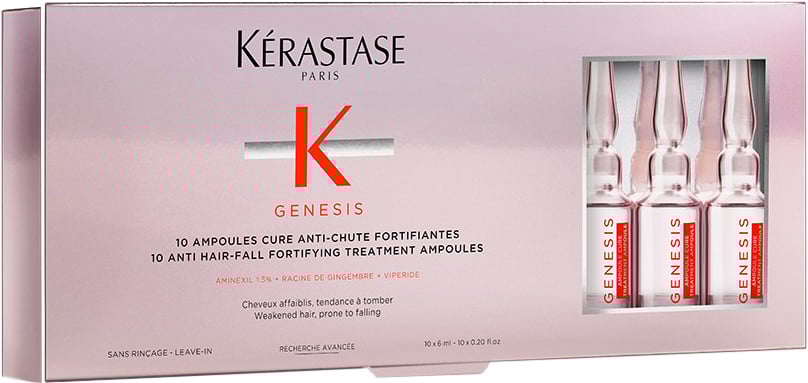 Genesis Ampoules Cure Anti, Hair Treatment 10x Black Friday Kérastase Tilbud