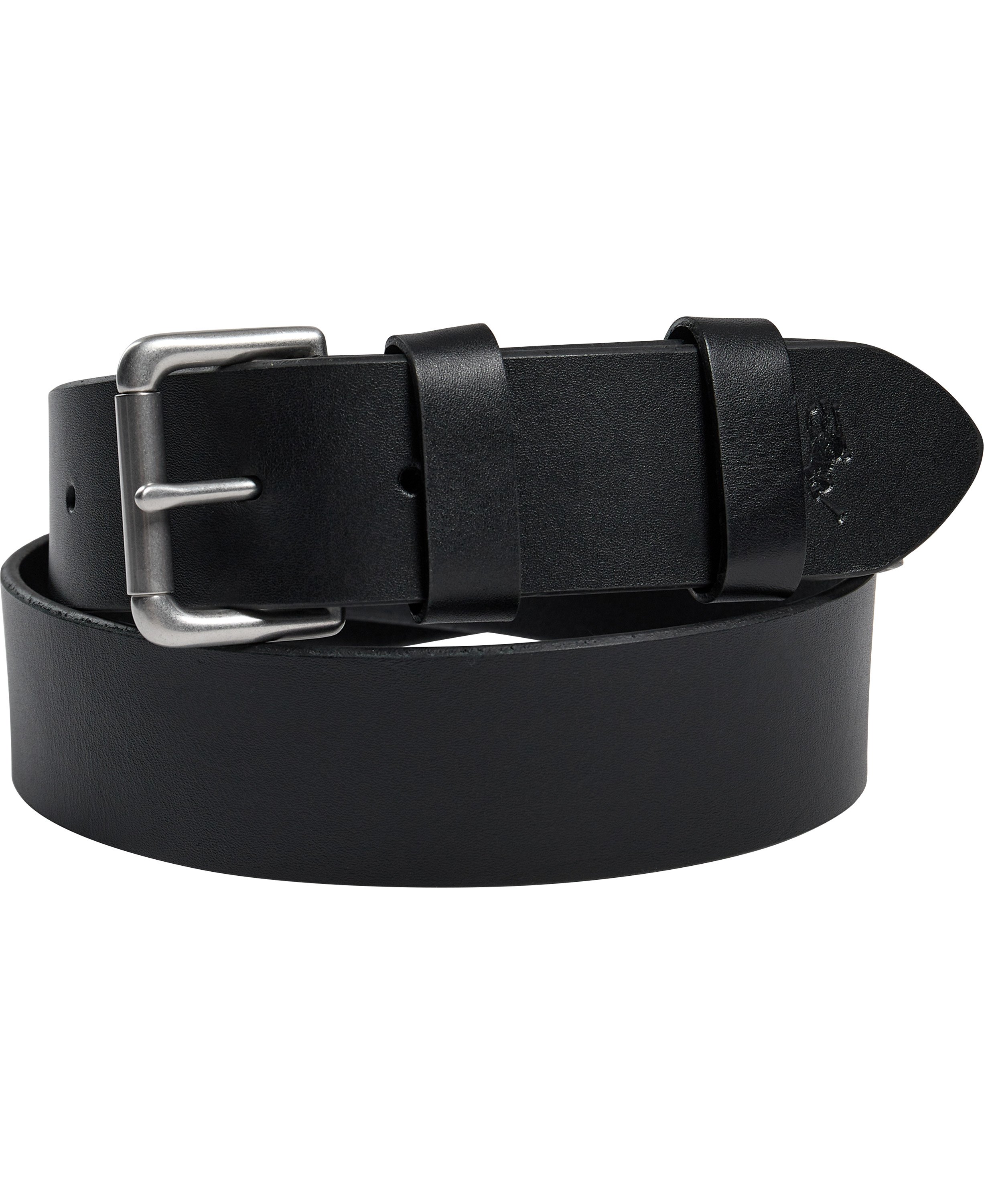 Leather Rollerbuckle Belt Black Friday Polo Ralph Lauren Tilbud