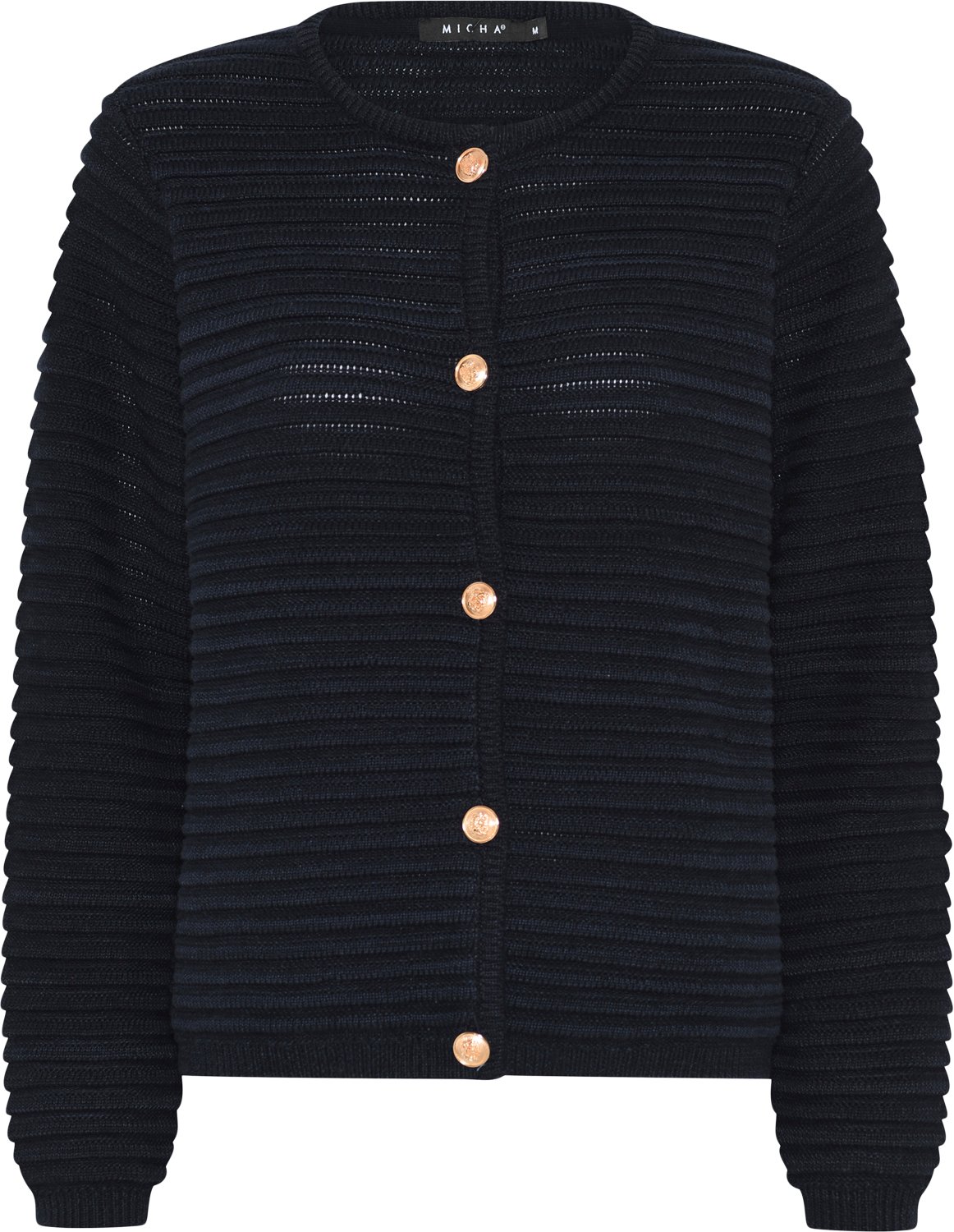 Cardigan  Ottoman Type Knit Black Friday Micha Tilbud