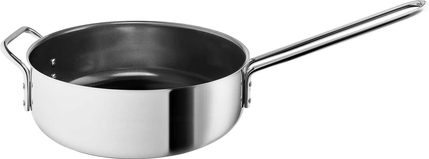 Stainless Steel Sauterpande 24 Cm - Keramisk Belægning Tilbud