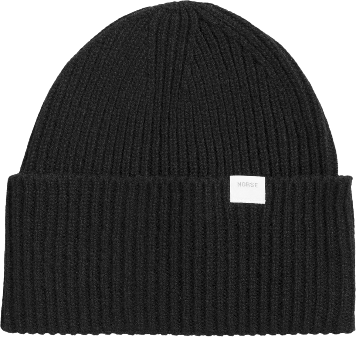 Norse Standard Merino Lambswool Beanie Black Friday Norse Projects Tilbud