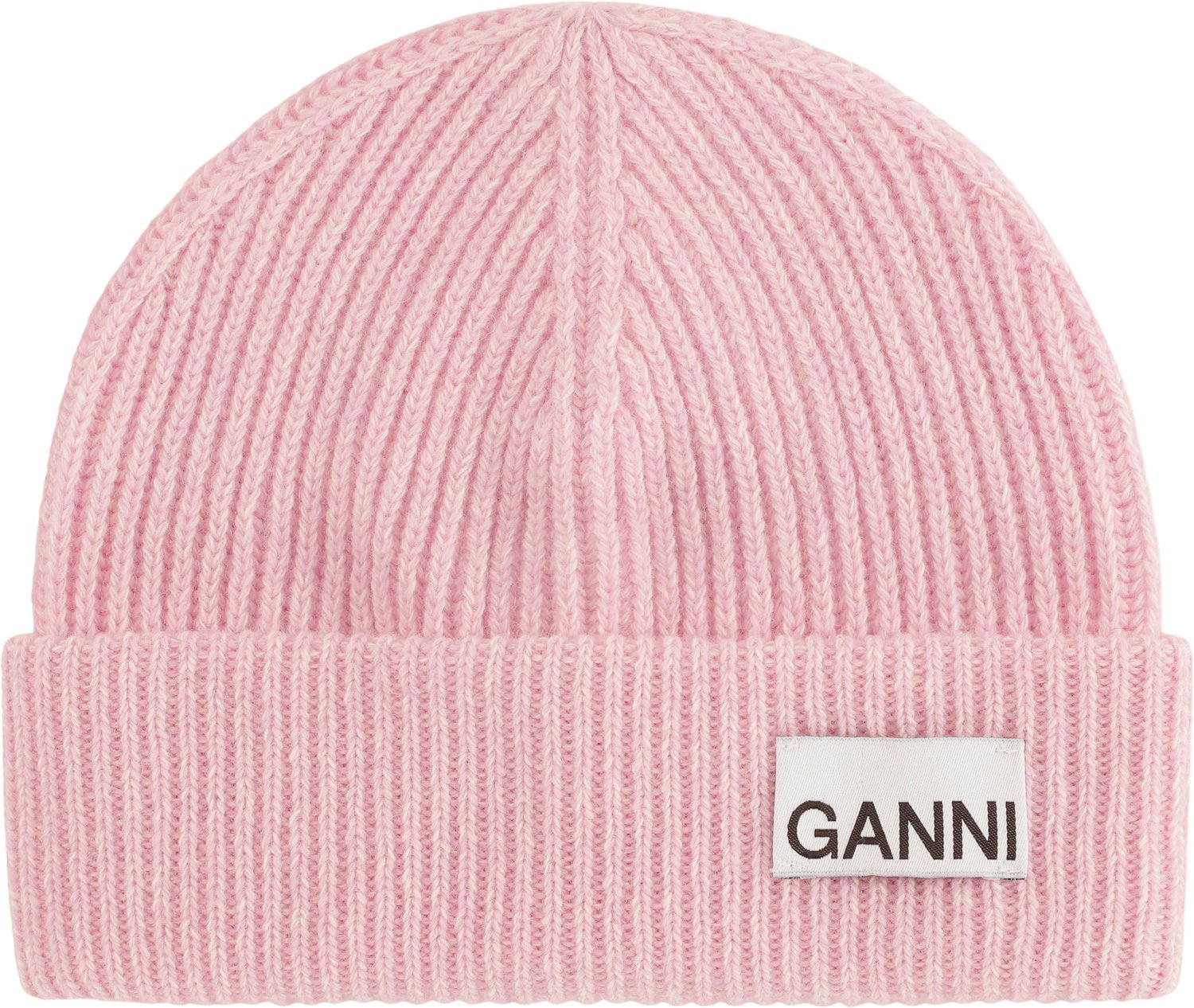 Light Structured Rib Knit Beanie Black Friday Ganni Tilbud