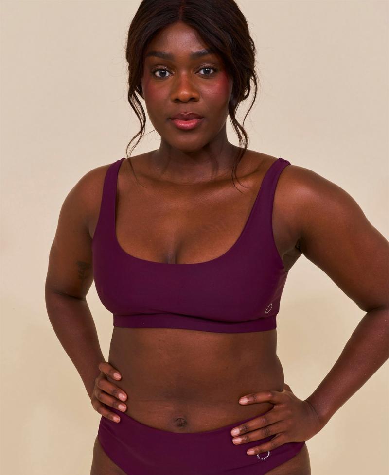 Agung Sporty Bikini Top Deep Black Friday Cartel Copenhagen Tilbud