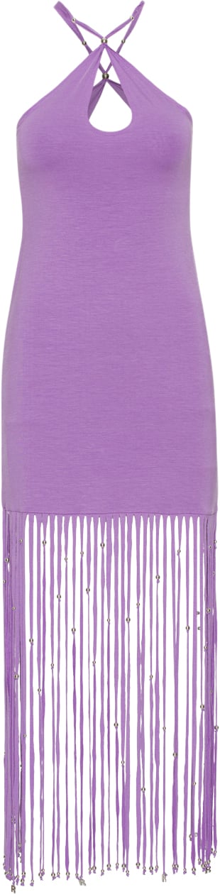 Lys Jersey Maxi Kjole - Black Friday Tilbud fra Rotate