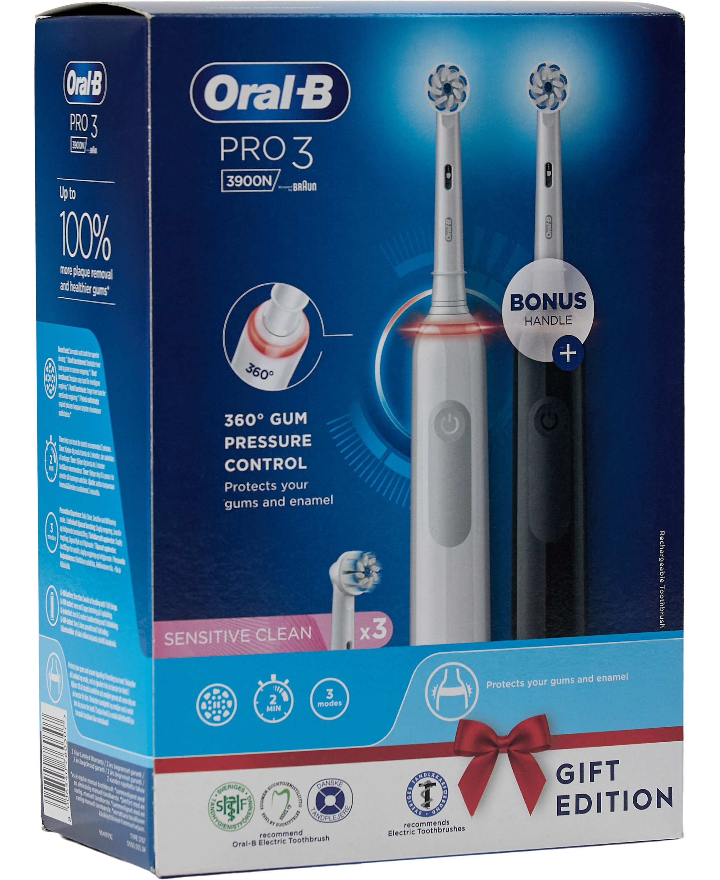 Pro3 3900n White+black Black Friday Braun Oral-b Tilbud