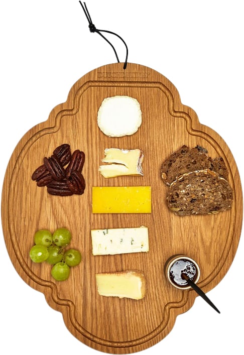 Breakfast Board Oval Oak Black Friday Dutchdeluxes Tilbud