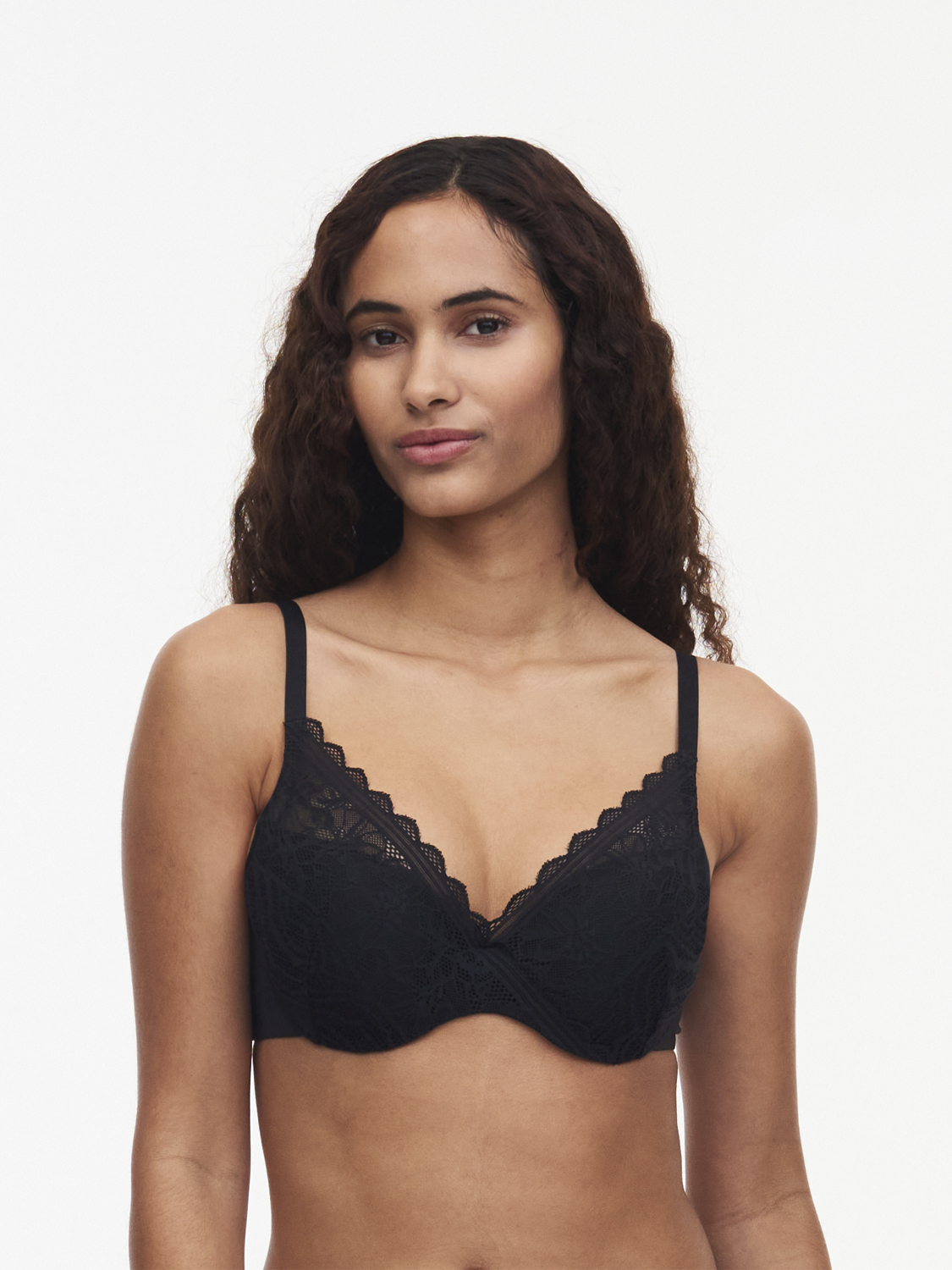 Floral Touch Covering Memory Bra Black Friday Chantelle Tilbud