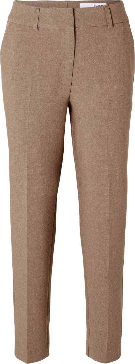Selected Femme Slfritaria Mw Crop Bukser - Black Friday Tilbud