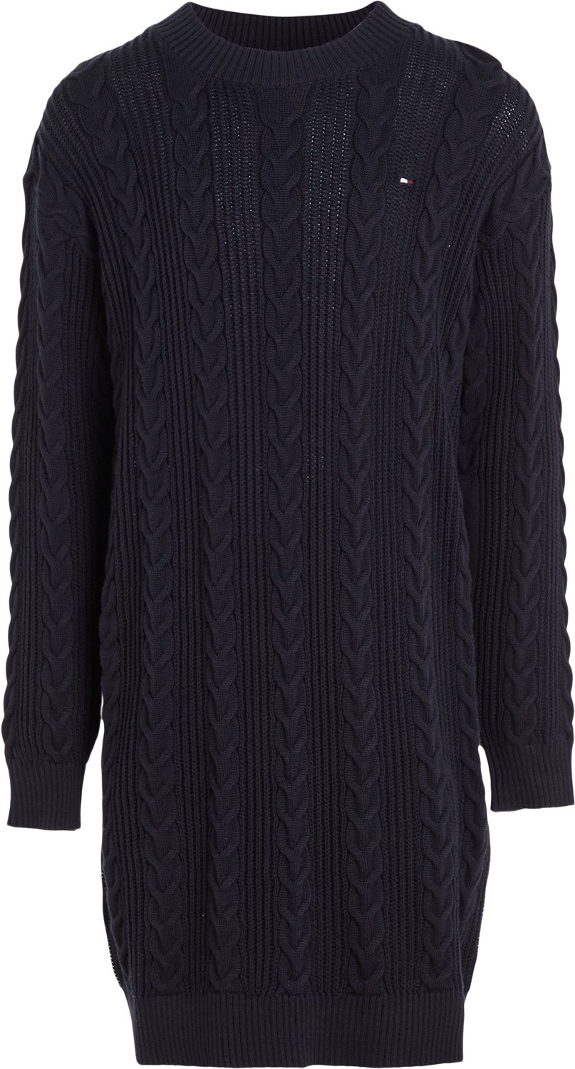 Kabel Sweater Kjole - Black Friday Tilbud fra Tommy Hilfiger