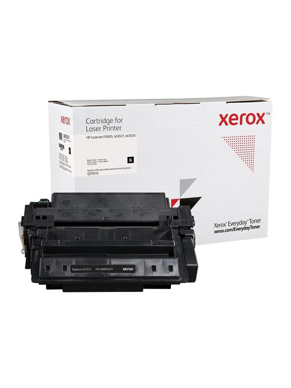 006r03670   Alternative To Hp Q7551x Black Toner   Lasertoner Sort Black Friday Xerox Tilbud