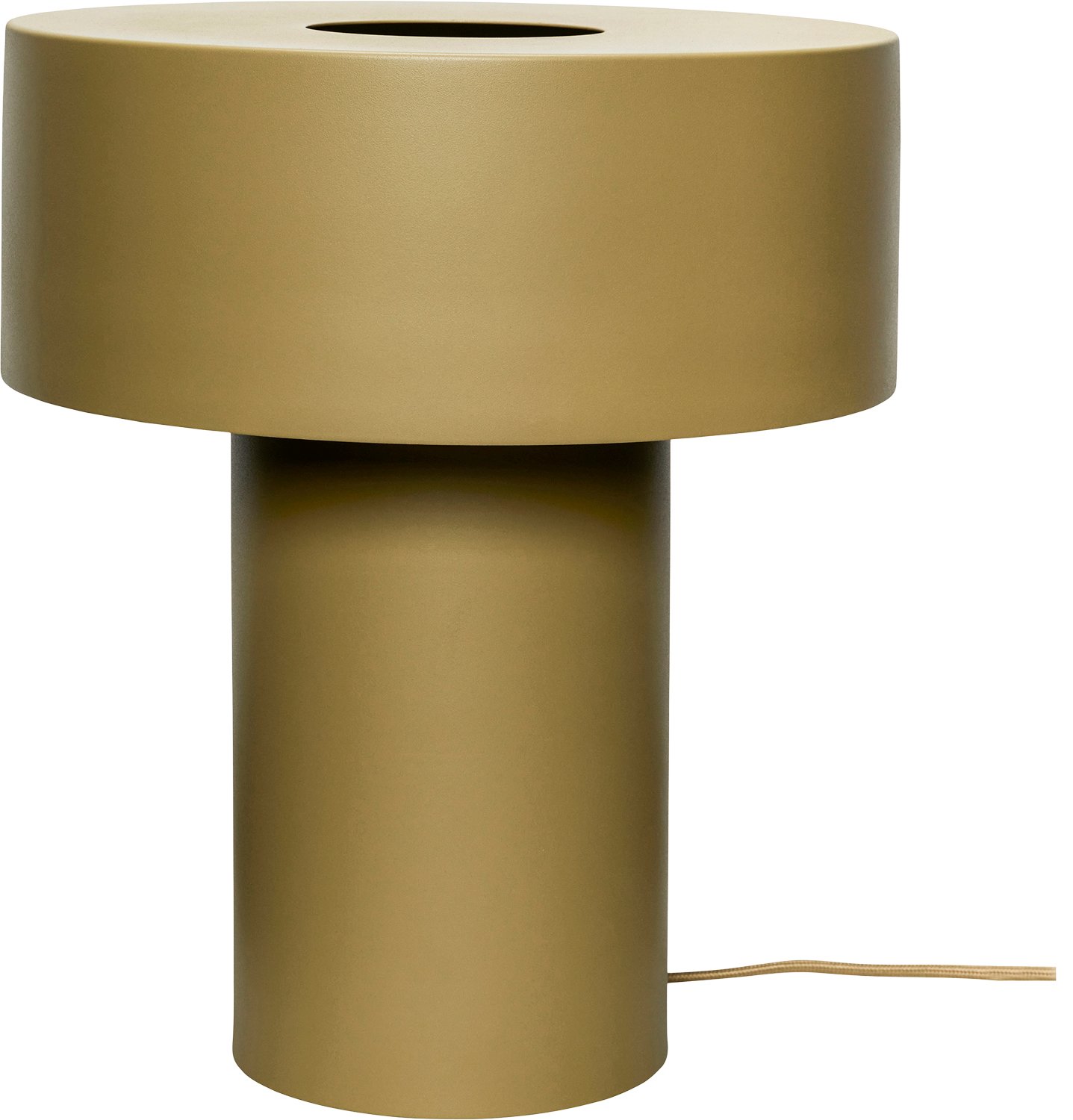 Aki Table Lamp Khaki Black Friday Hübsch Tilbud