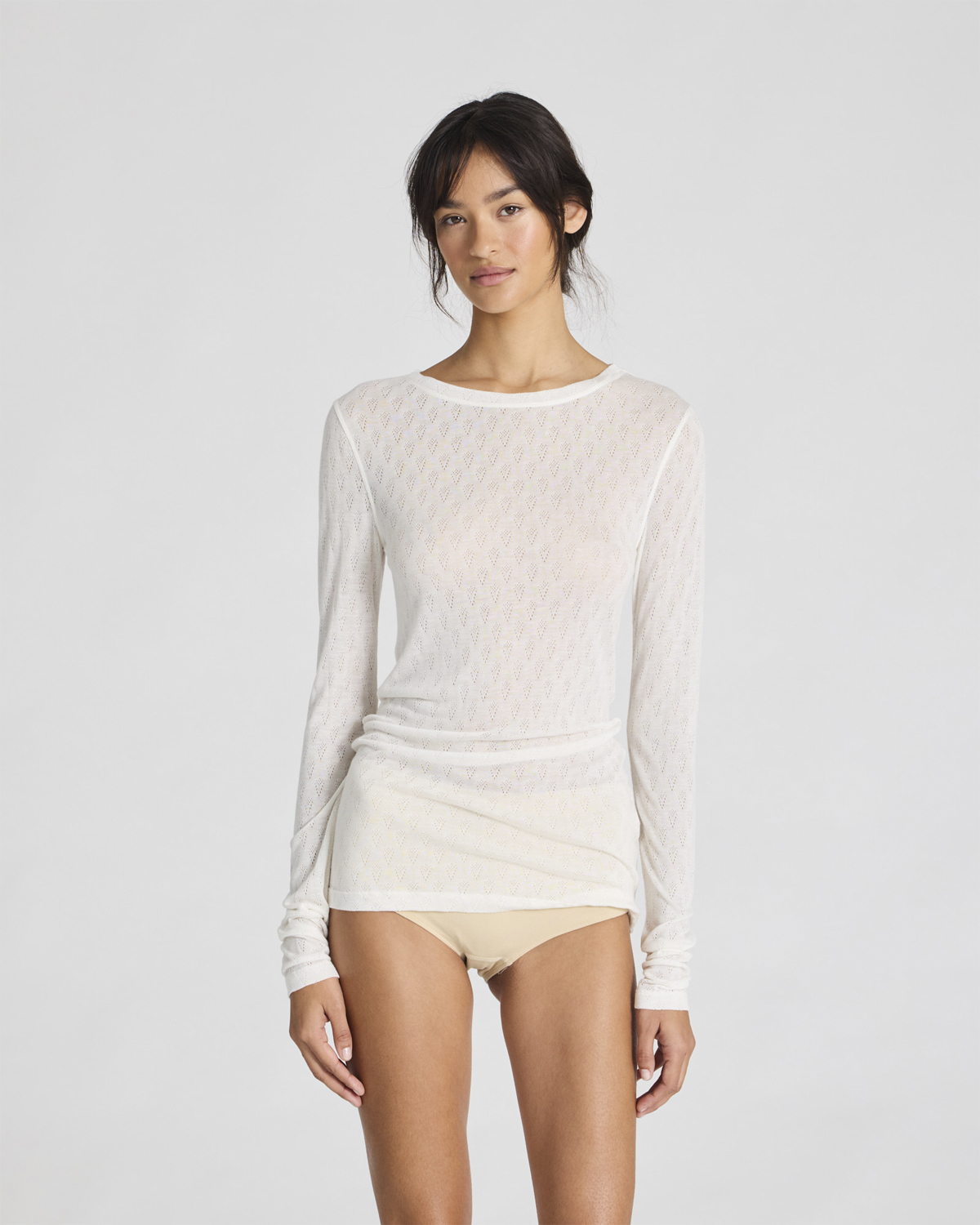 Fermi L S Silk Top Black Friday Gai&lisva Tilbud