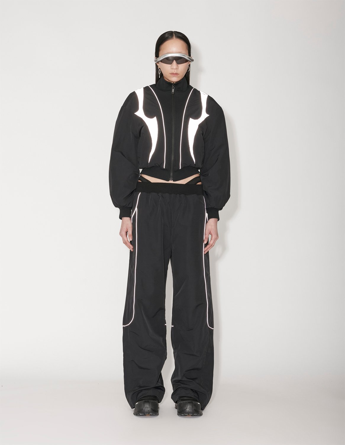 Relaxed Track Trousers Black Friday Han Kjøbenhavn Tilbud